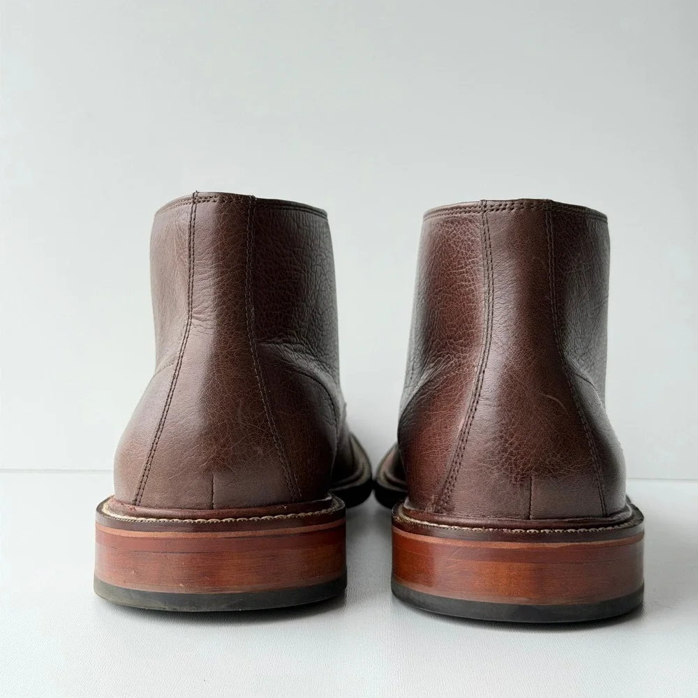 Cole Haan Chukka Boots Men 13 Brown Leather Lace Up Dress Shoes Heritage Preppy